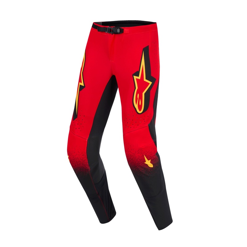 ALPINESTARS 2026 SUPERTECH SCENZ PANTS – RED BLACK YELLOW 28