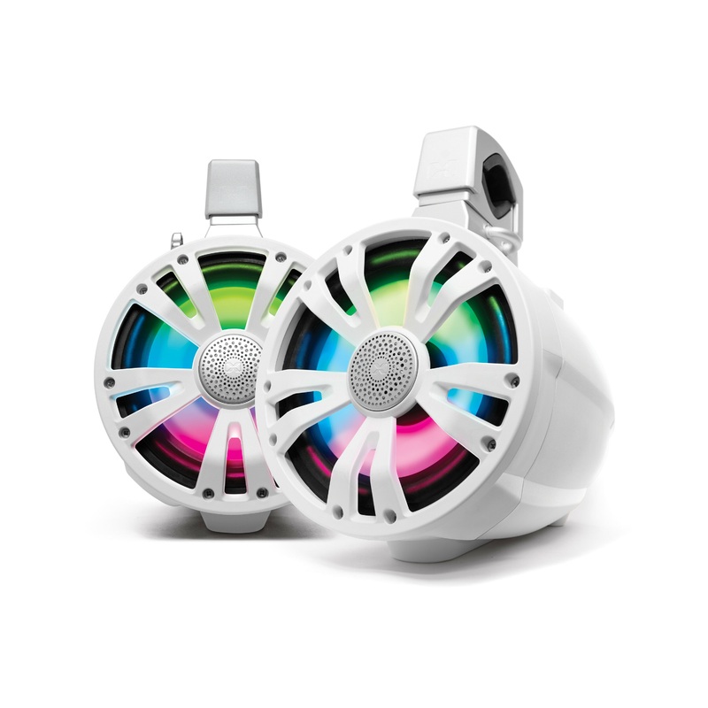 EcoXGear 63-9225 Extrmtower 2-Pk 8  Spkr 2 Amp 1 Amp + 1 Non-Amp Spkr Wht