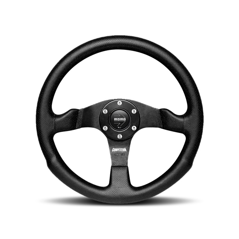 Momo Competition Steering Wheel 350 mm – Black AirLeather/Black Spokes