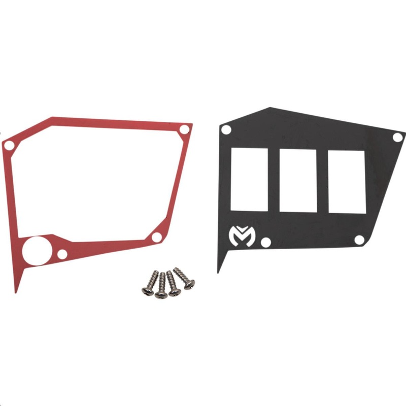 Moose Utility Switch Dash Plate – Red 0521-1790