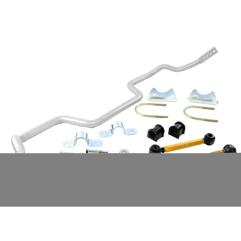 Whiteline 05+ Ford Mustang Coupe 8 cyl (Inc Shelby GT / GT500) Rear 27mm Heavy Duty Adj Swaybar