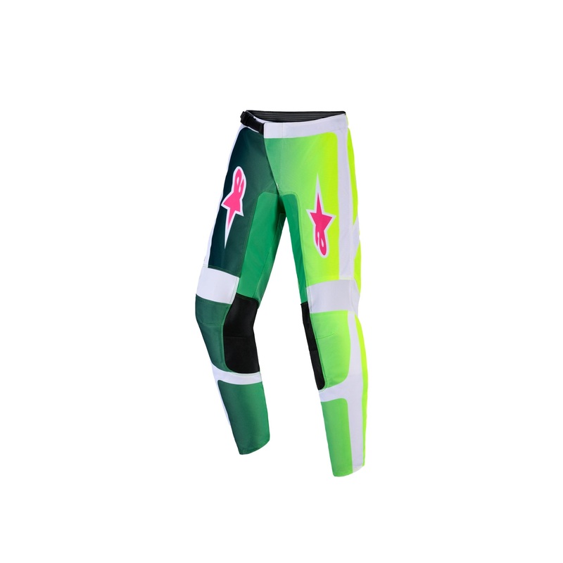 ALPINESTARS 2026 YOUTH FLUID PORTL PANTS – GREEN WHITE BLACK 22