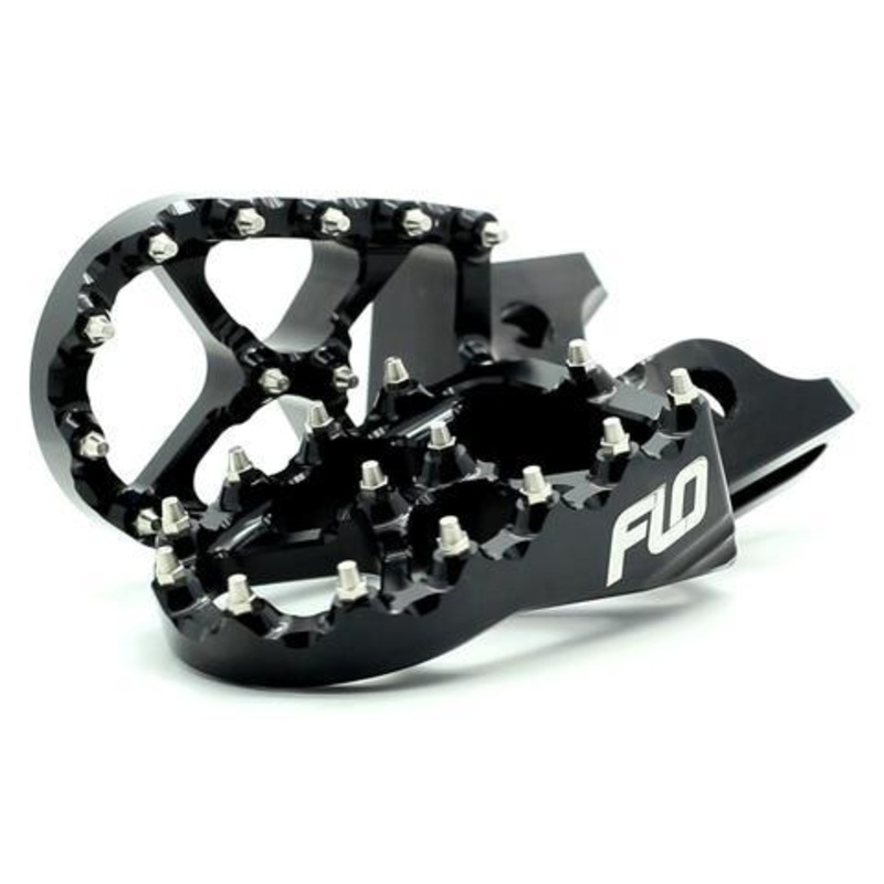 Flo Motorsports Pro Series Foot Pegs – Black FPEG-801BLK