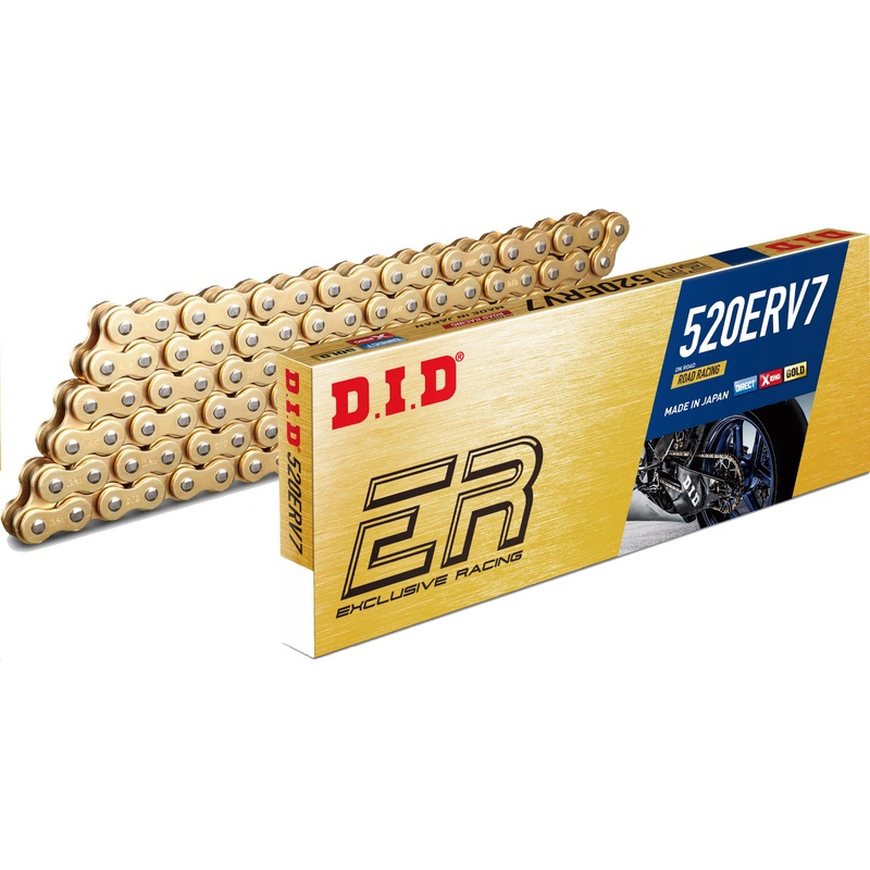 D.I.D Rivet Master Link for 520 ERV7 – 112 Links – Gold 520ERV7112FB