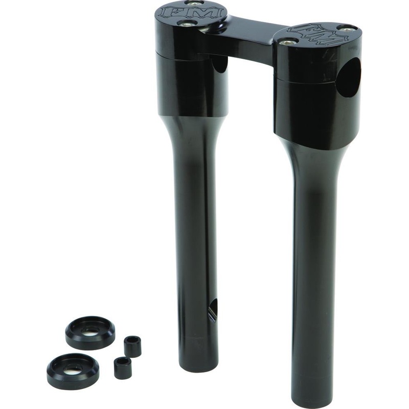Forbidden Motorcycles OG Slims FM Risers – 11in. – Black 825-05023