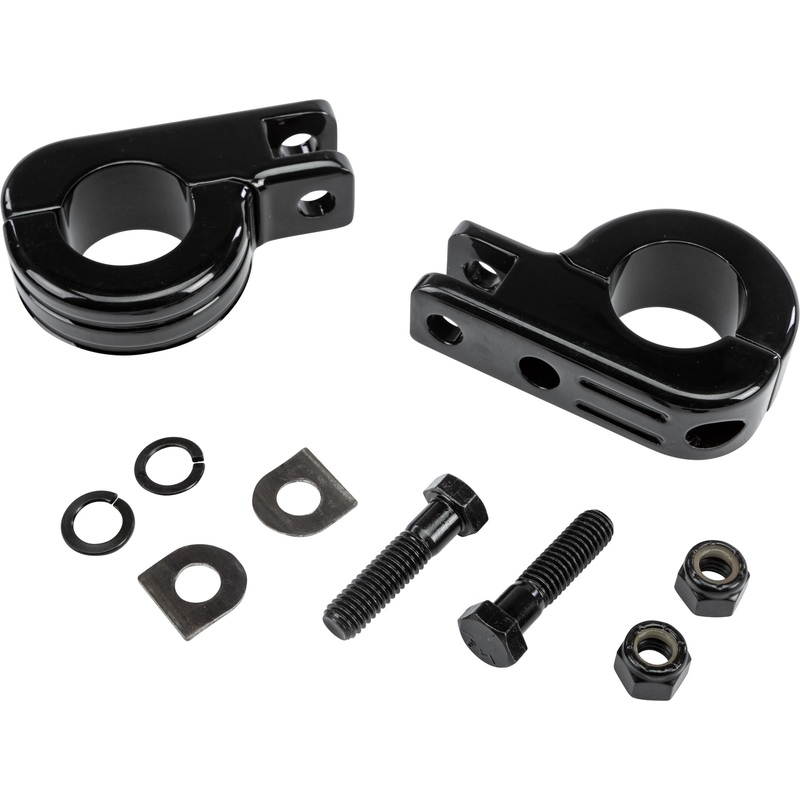 HardDrive Bar End Footpeg Male Mount Clamps – 1-1/4in P77-6004GB