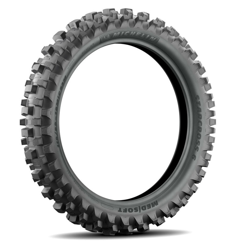 Michelin Starcross 6 Medium Soft Rear Tire – 110/100-18 28750