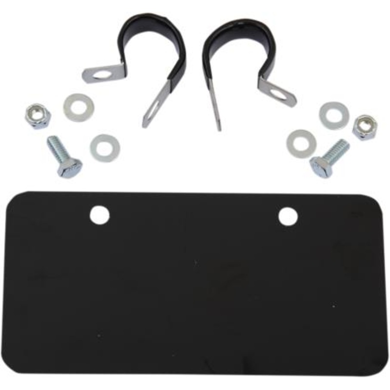 Moose Utility Mud License Plate Holder – Black 2030-1222