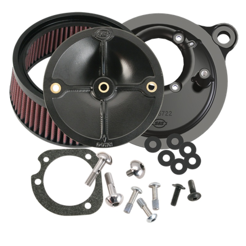 S&S Cycle 01-15 Fuel-Injector Softail Models Stealth Air Cleaner Kit w/o Cover