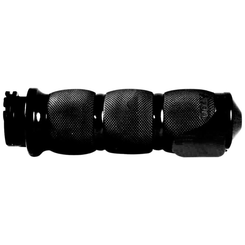 Avon Grips Air Cushioned Grips with Throttle Boss – Black Anodized AIR-90-AN-B-FL