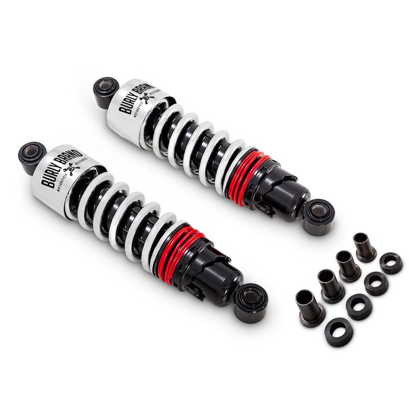 Burly Brand 750-05557 Slammer Plus Shocks 11.5″ Chrome Fxd 91-17