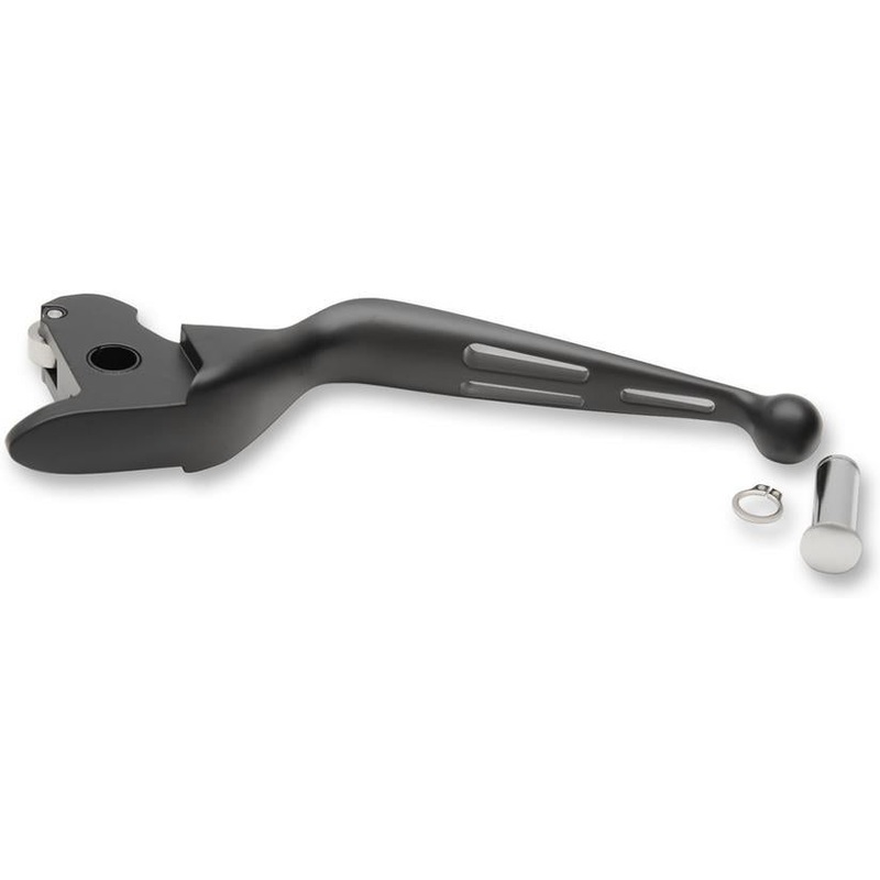 Drag Specialties Slotted Wide Blade Clutch Lever – Matte Black 0613-0947