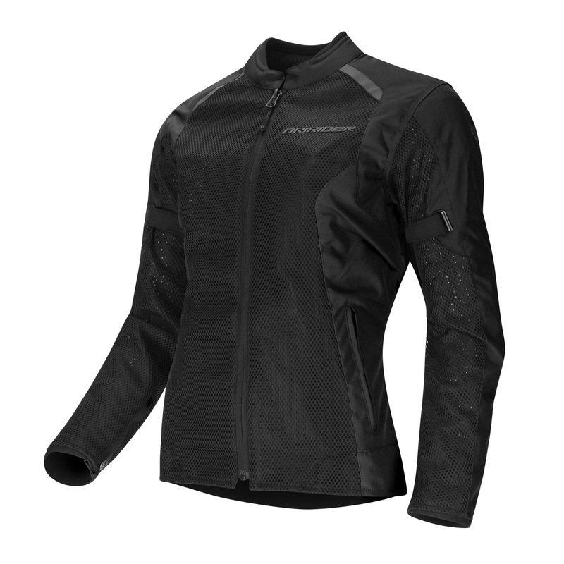 DRIRIDER AEROMESH LADIES JACKET – BLACK BLACK 6