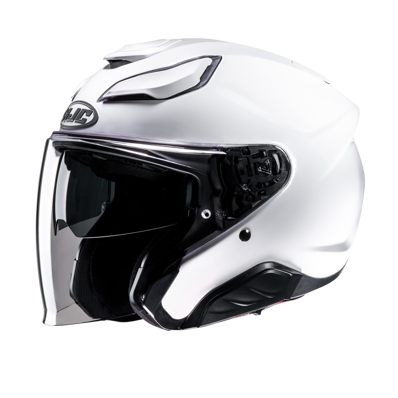 HJC F31 SOLID HELMET – PEARL WHITE XS