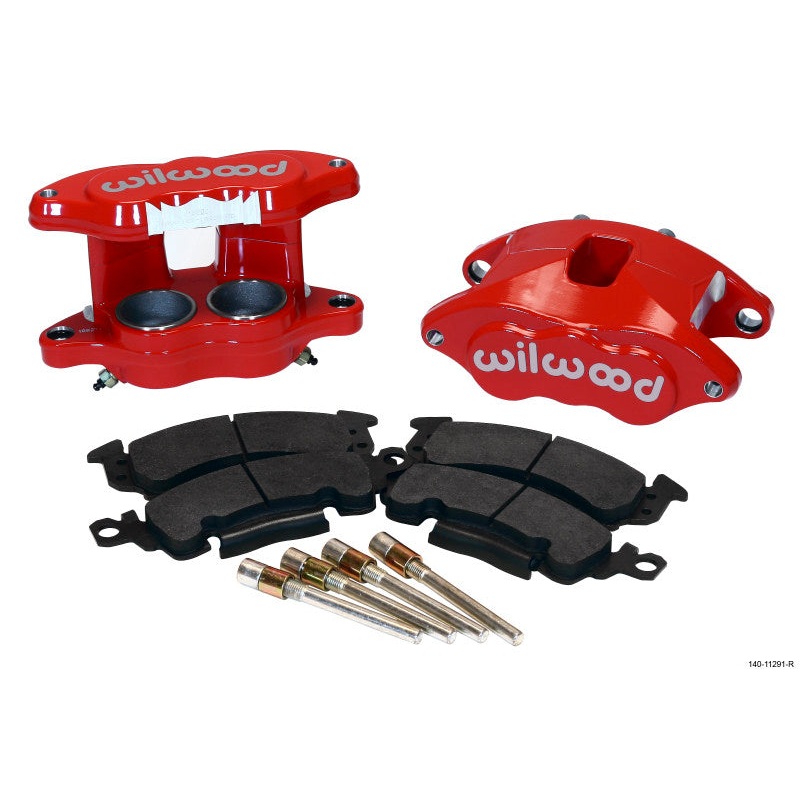 Wilwood D52 Front Caliper Kit – Red 2.00 / 2.00in Piston 1.04in Rotor