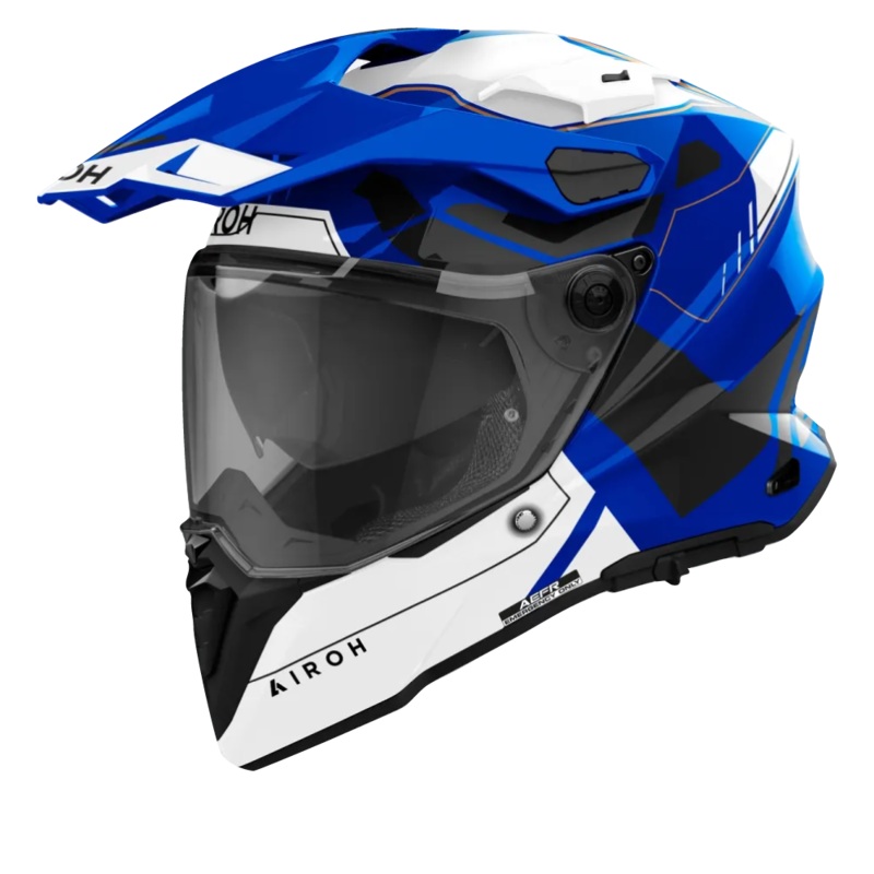 AIROH COMMANDER 2 REVEAL HELMET – BLUE GLOSS S