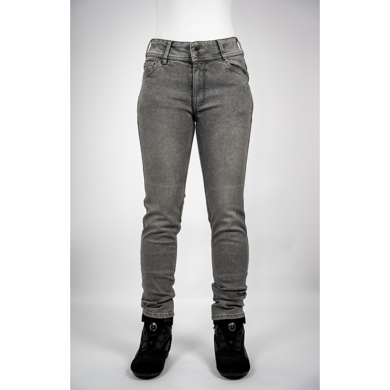 BULL-IT LADIES WILLOW SLIM JEANS REGULAR LEG – MID GREY 6