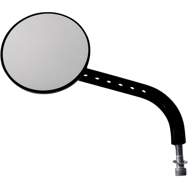 Joker Machine View Tech VII Billet Mirror – Black Anodized – Left 03-016L