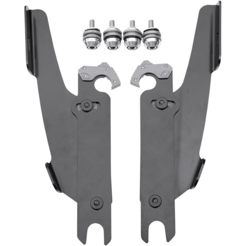 Memphis Shades Trigger-Lock Mount Kit for Sportshield Windshields – Black MEB8919