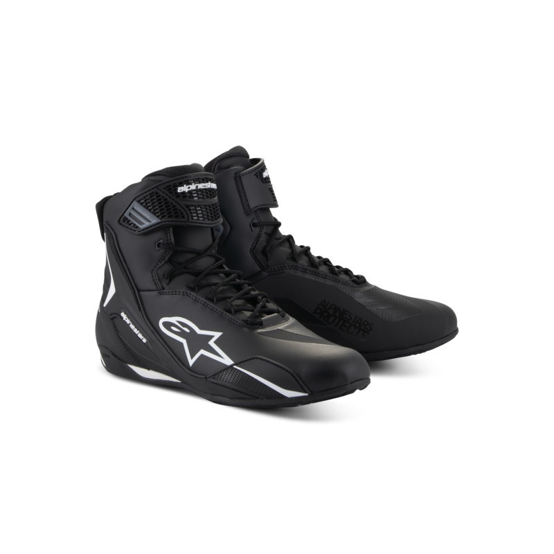 ALPINESTARS WOMENS FASTER V4 SHOES – BLACK 5