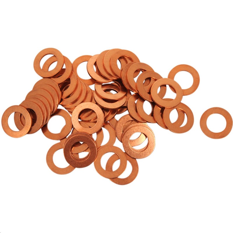 Bolt MC Hardware M14 Drain Plug Washers – Copper – 50pk CPRM14.22-50
