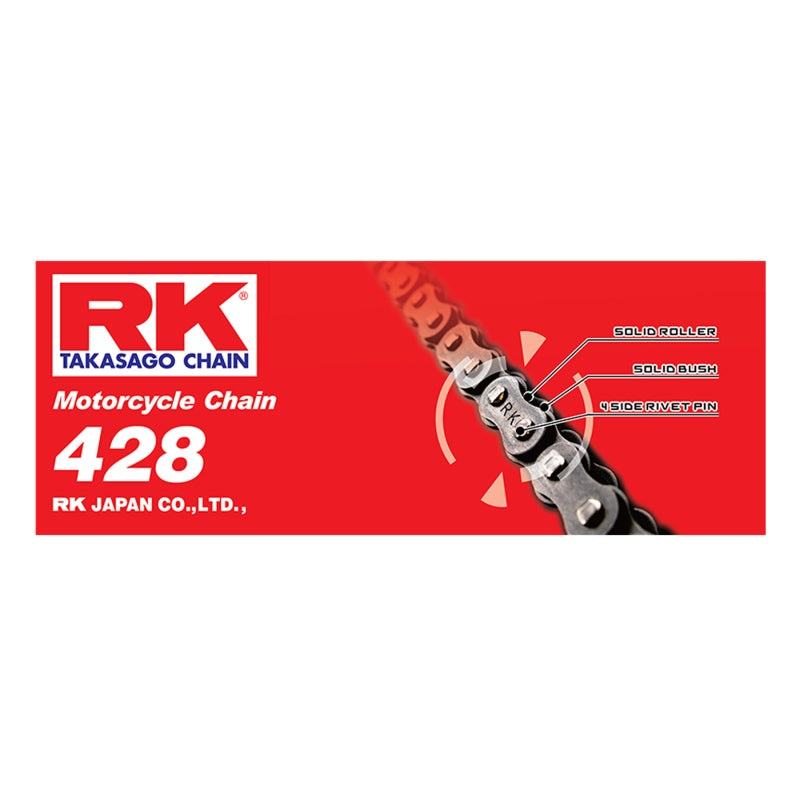 RK Chain 428-100 – Natural