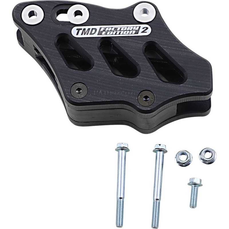 T.M. Designworks Factory Edition 2 Rear Chain Guide – Black RCG-KX5-BK