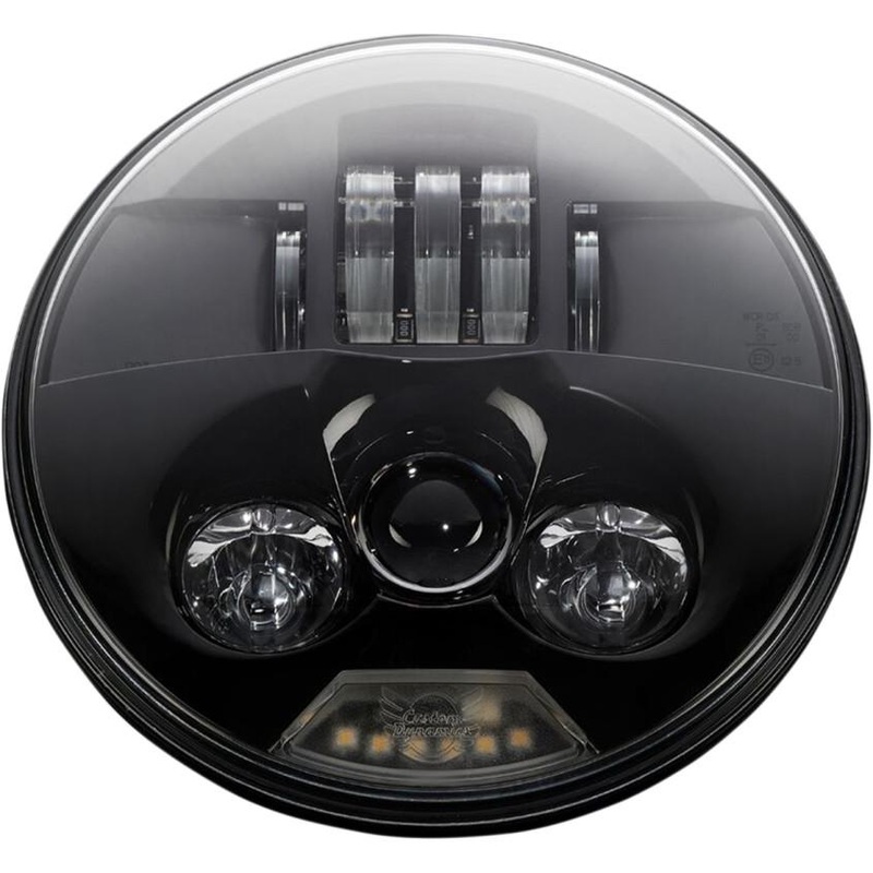 Custom Dynamics 7in. Probeam LED Headlamp – Black PB-7-B