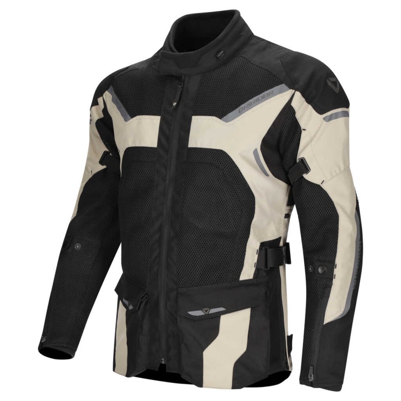 DRIRIDER APEX 6 AIRFLOW LADIES JACKET – SAND BLACK 6