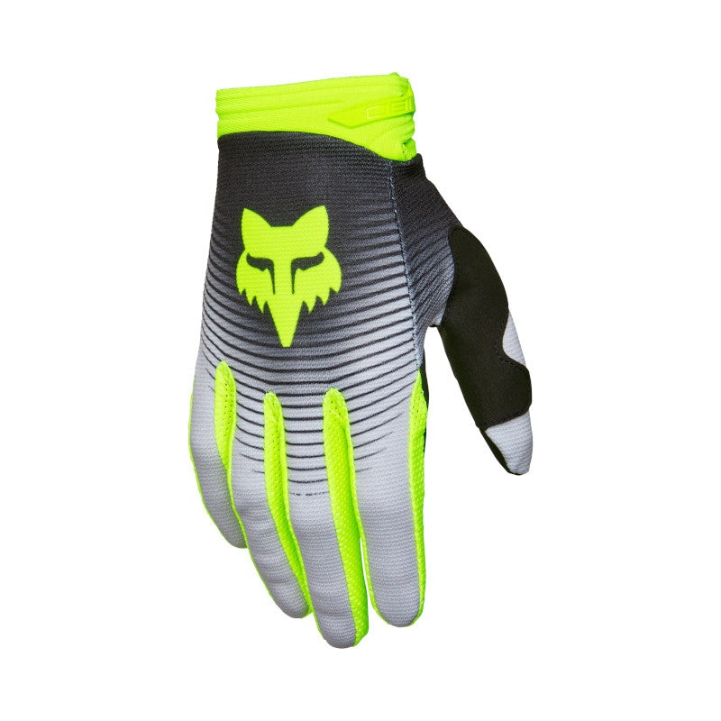 FOX 180 COLLECT GLOVES – GREY/YELLOW S