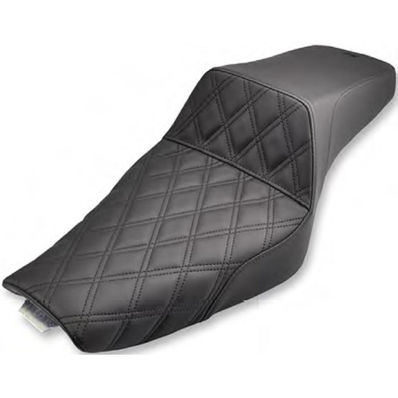 Saddlemen Step-Up Front Lattice Stitch Seat – Black 807-11-172
