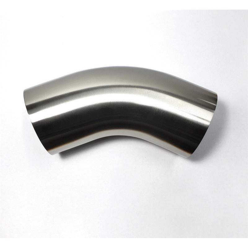 Stainless Bros 3.5in Diameter 1.5D / 5.25in CLR 45 Degree Bend 16GA Wall – Leg