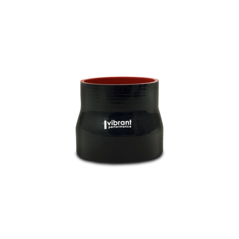 Vibrant 4 Ply Aramid Reducer Coupling 4.5in Inlet x 5in Outlet x 3in Length – Black