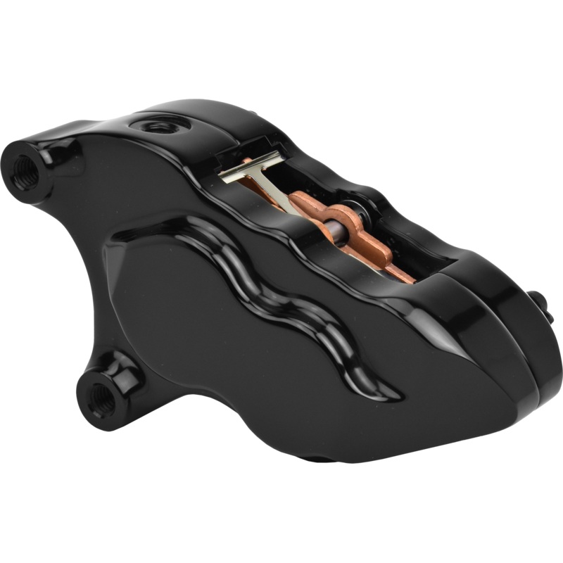 Hawg Halters Inc 750-04001 4 Piston Front Caliper L/H Black W/ 11.8″ Rotor