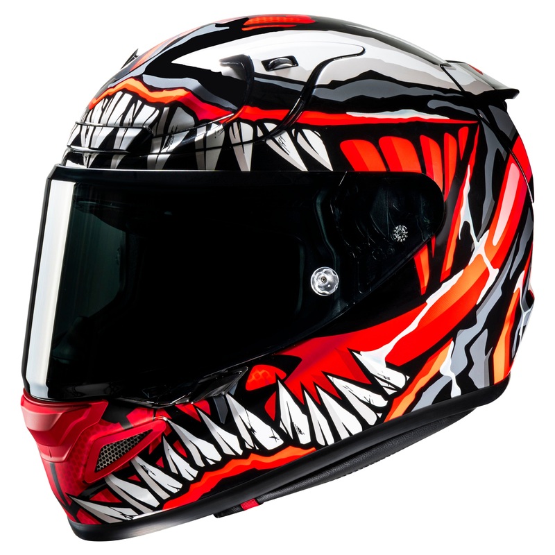 HJC RPHA 12 MAXIMISED VENOM MARVEL HELMET – MC1SF XS