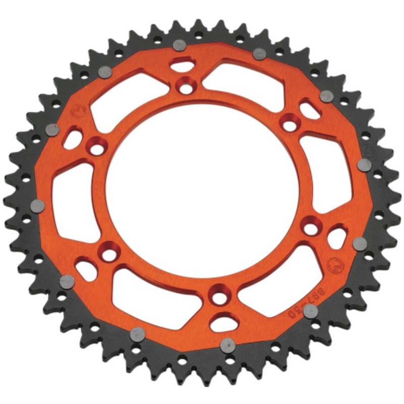 Moose Racing Dual Rear Sprockets – Orange – 49T 1210-1519
