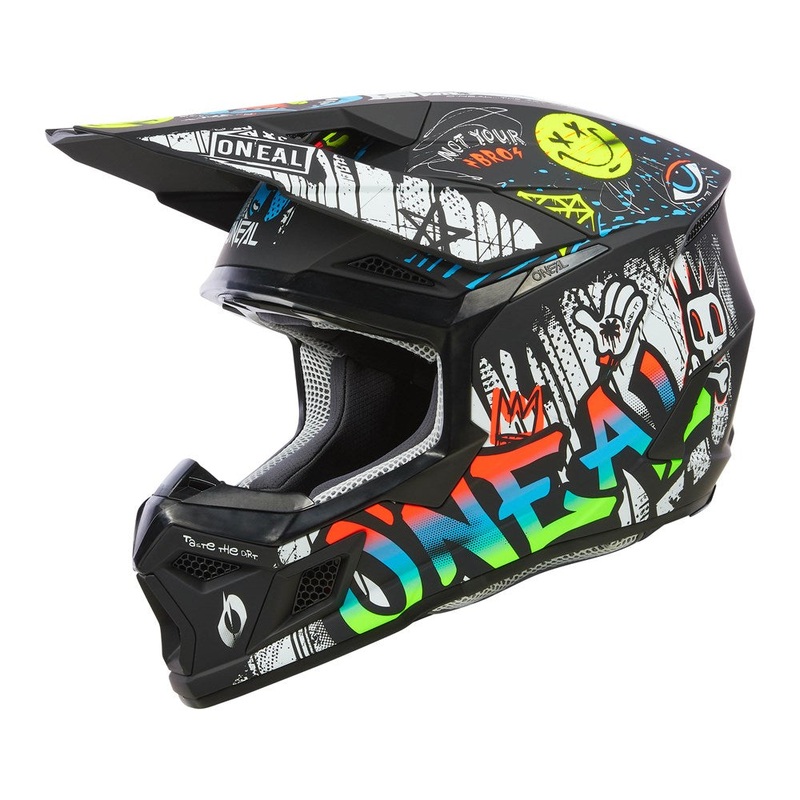 ONEAL 2025 YOUTH 3SRS RANCID HELMET – MULTI M