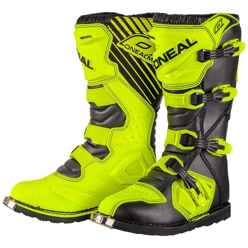 ONEAL RIDER KIDS BOOTS – BLACK/FLUO YELLOW