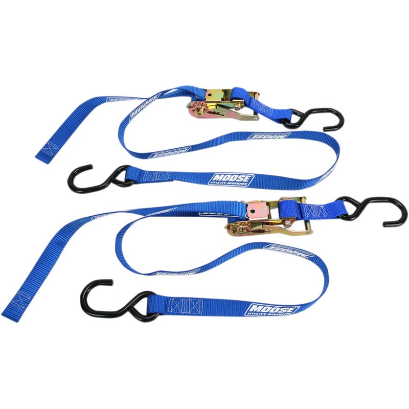 Moose Utility Heavy-Duty Ratchet Tie-Down – 1in. – Blue 3920-0299