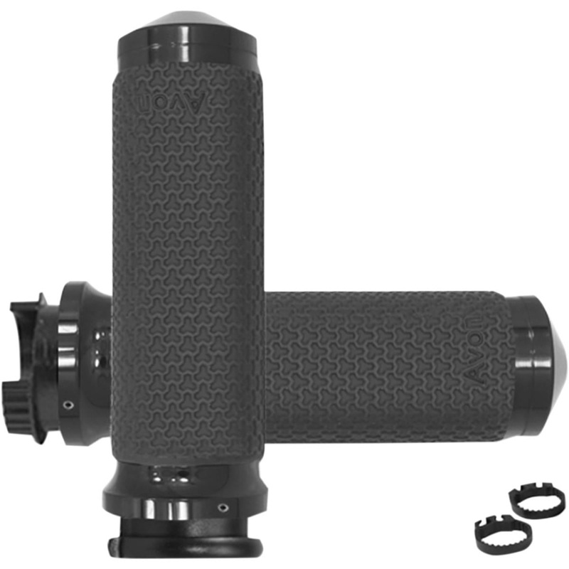 Avon Grips Memory Foam Grips – Black Anodized MT-MF-63A-ANO