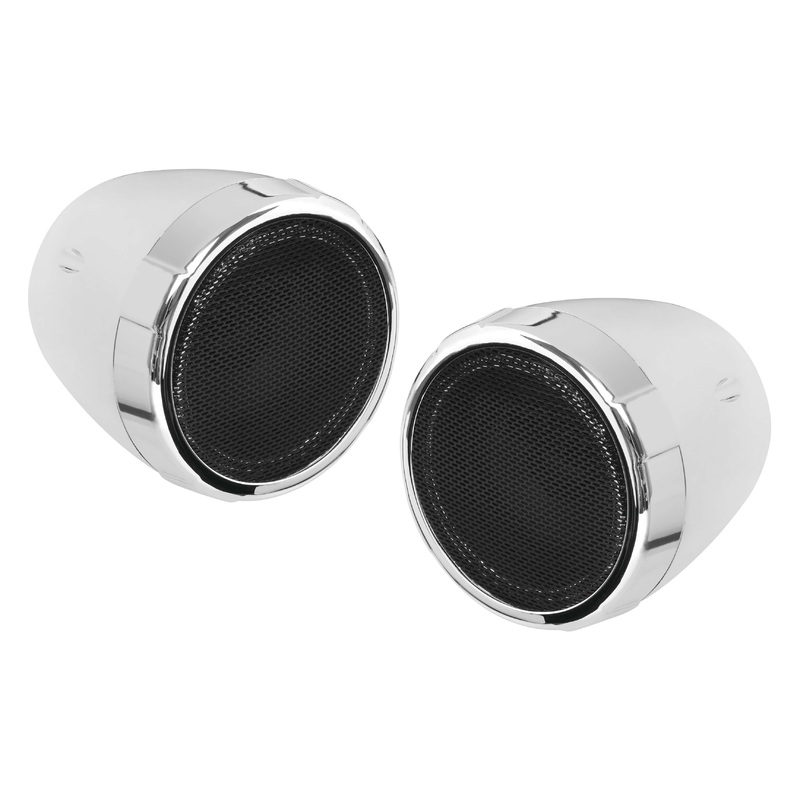 Boss Audio MC420B 600 Watt Motorcycle/ATV Sound System with Bluetooth Audio Streaming – Chrome, Built-in Amp MCBK425B