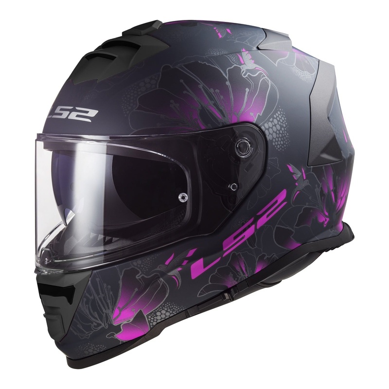 LS2 FF800 STORM II HELMET – MATTE BLACK/PINK XS