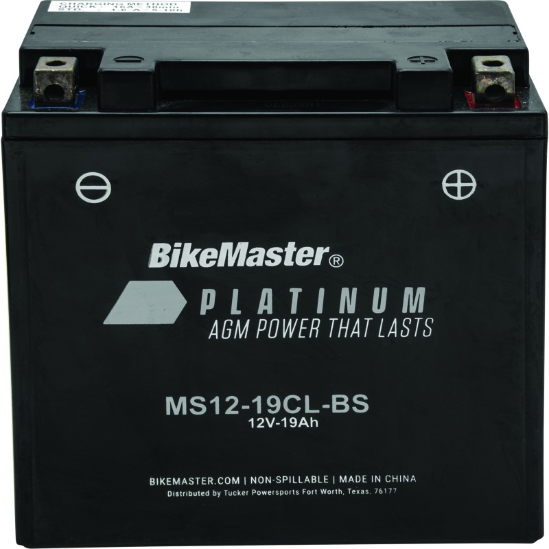BikeMaster AGM Battery – MS12-19CL-BS