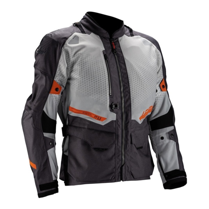 LEATT 5.5 ADV FLOWTOUR JACKET – IRON S
