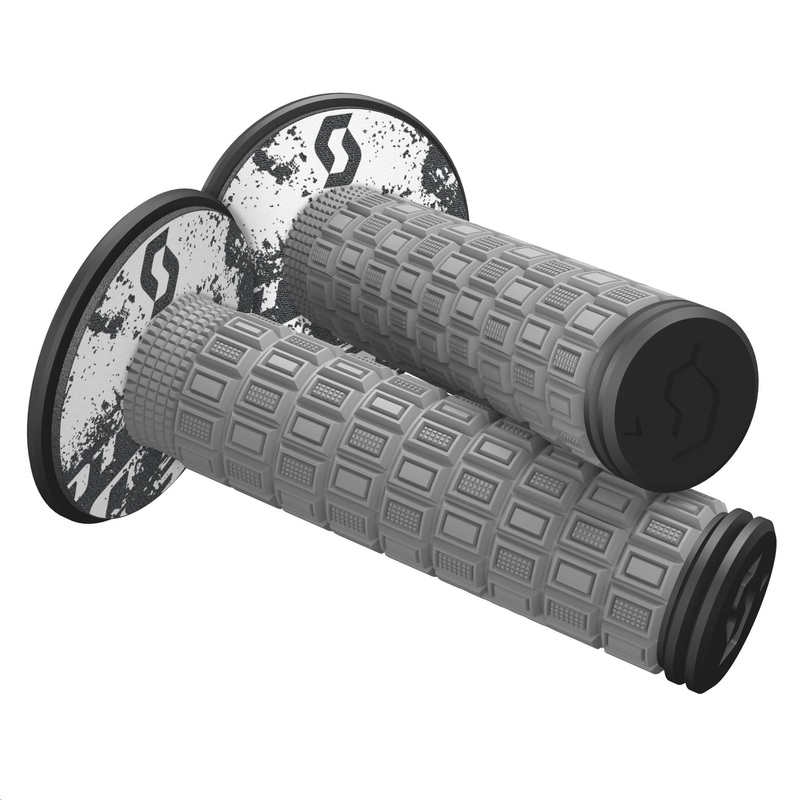 Scott USA Mellow ATV Grips – Gray/Black 269305-1019