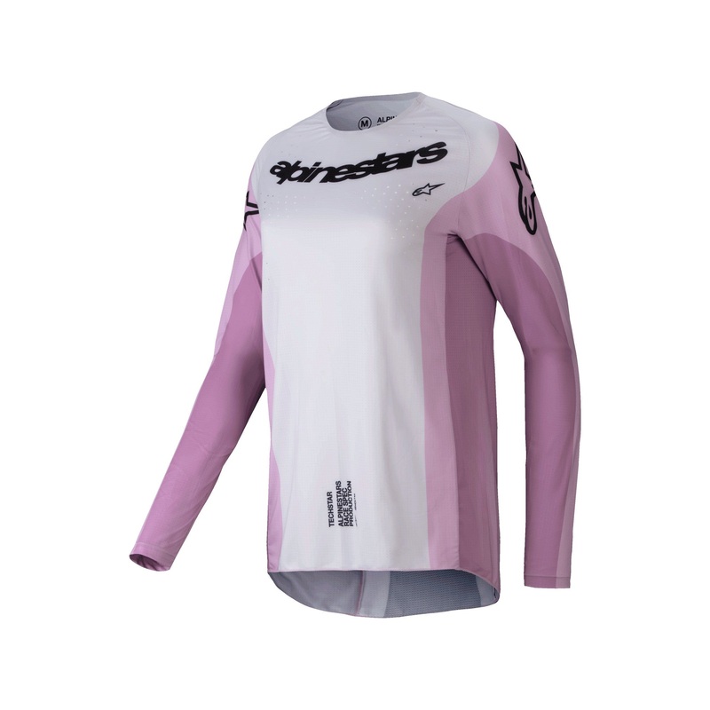 ALPINESTARS 2025 WOMENS STELLA TECHSTAR MELT JERSEY – BLUSH BLACK XS