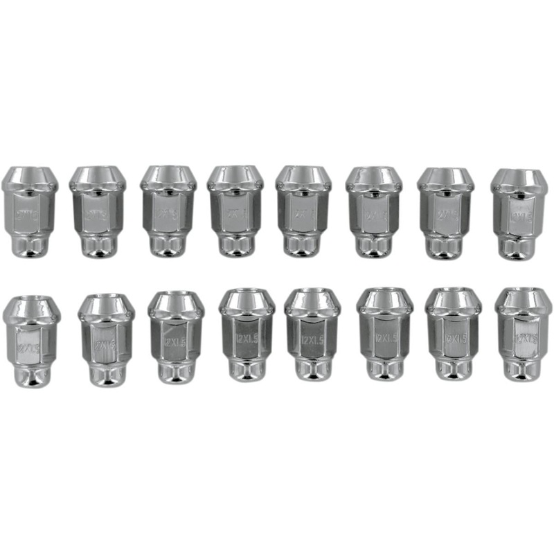 ITP Lug Nuts – 12mm x 1.50, 60 deg. Tapered – Chrome ALUG18BX