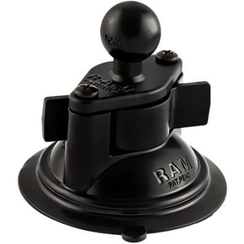 RAM Mounts RAM 3.25in. Diameter Suction Cup Twist Lock Base with 1in. Ball RAM-B-224-1U