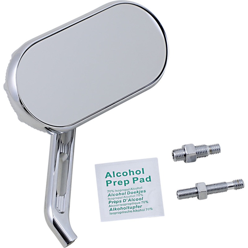 Arlen Ness Caged Series Sidekick Mirror – Right – Chrome 510-003