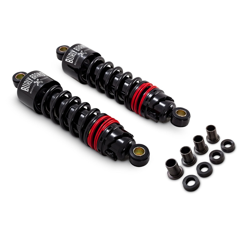 Burly Brand 750-05552 Slammer Plus Shocks 11.5″ Black Flt 97-22